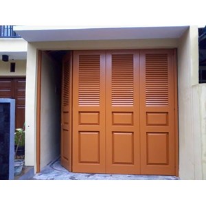 The garage door