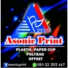 Asonicprint (Cup gelas plastik dan Paper cup cetak/sablon/print)
