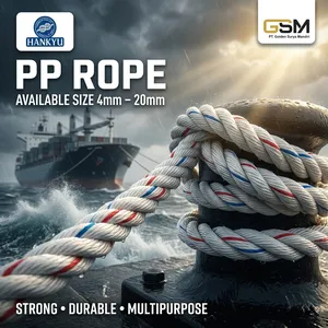 Tali tambang/tampar PP Rope Diameter 14mm Panjang 200m/Roll