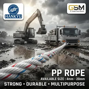 Tali tambang/tampar PP Rope Diameter 10mm Panjang 200m/Roll