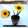 bunga kering pot mini
