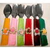 couple sendok flanel