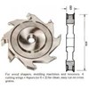 cutter grooving with spur