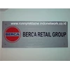 front office sign / reception sign - berca retail group-1