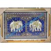 gajah thailand / tapis gajah - 80x130 biru