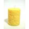 pillar embossed candle