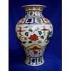 ming doucai enamel meiping vase