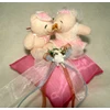 tempat cincin teddy - kotak pink