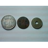koin 1/10 gulden tahun 1928, 1937, 1941, 1945.