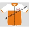 kaos warna putih separo badan orange perlengkapan pakaian partai hanura