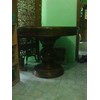 meja bundar (round table) teakwood