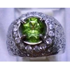 cincin batu mulia peridot ( code: 0102)