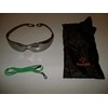 safety goggles black c/ w mirror