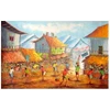 lukisan pasar desa ( a)