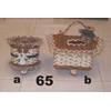 keranjang tissue bulat dan segi panjang