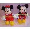 01 boneka mickey & minnie
