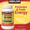 kirkland signature b - 100 hi energy complex promotes normal good cholesterol level, reduce stress & energy booster.