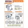 getra gas boiling tilting pan