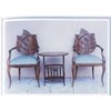 kursi teras motif daun