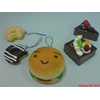 gantungan kunci bentuk cake & donat