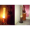 lampu sudut kayu batik
