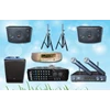 paket karaoke l: mixer amplifier + 2 speaker 8 inch auderpro