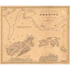 kaart van amboina en eenige aangrenzende eilanden 1854