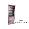 open bookcase w/ 2-drawer udf 025