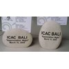 bali engraved river stone card holder