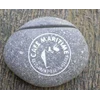 bali engraved river stone card holder