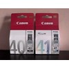 cartridge canon pg40black & cl41 color