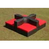 boxy living set - furniture rotan sintetis
