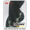 kerudung sulam bawah cantik