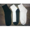 kaos kaki sport pendek putih hitam