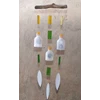 bali driftwood glass wind chime