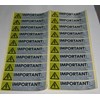 sticker label / labeling sticker