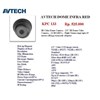 cctv camera dome infra red avtech kpc 133