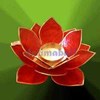 capiz lotus candle holder
