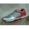 sepatu badminton specs jump smash silver/ red ( original )