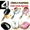 usb hub bentuk mouse