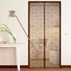 tirai pintu type : batik bunga coklat