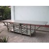 meja kerja lipat stainless