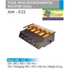 four head environmental roaster ( gas) mm-k22