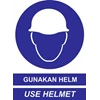 safety sign gunakan helm pengaman
