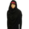 pashmina rayon hitam