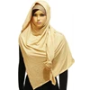 pashmina rayon coklat kulit