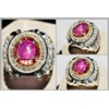 batu mulia pinkish safir star no heat ( sps 126)-1
