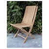 teak folding chair