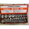 21 pieces socket wrench set