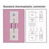 thermocouple connector standard size thermoplastic